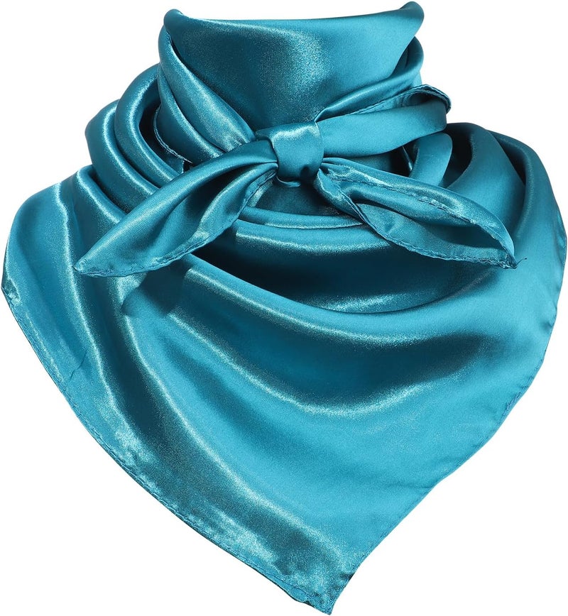 Molans 35 Inch Solid Color Wild Rag, Pure Cowboy Bandanas Oversize Western Neckerchief Bolo Head Scarf for Men Women - Image 1